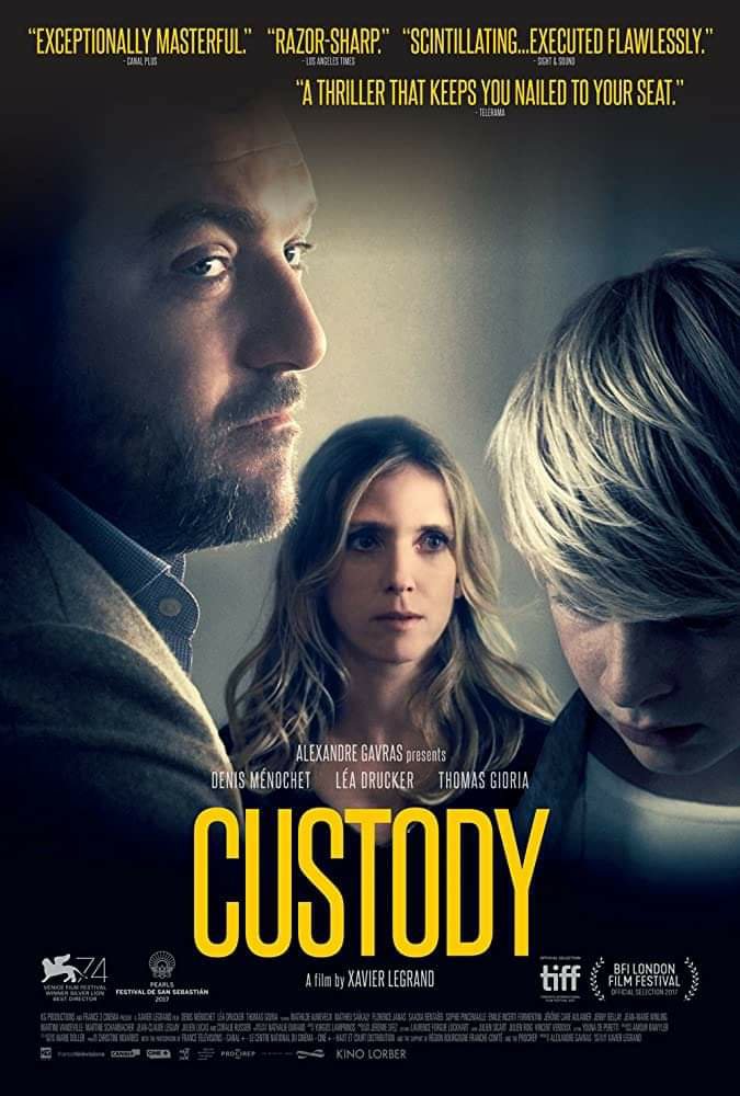 Custody (2017) movie review, Custody (2017) movie, Xavier Legnard, 